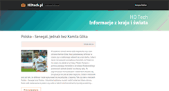 Desktop Screenshot of hdtech.pl